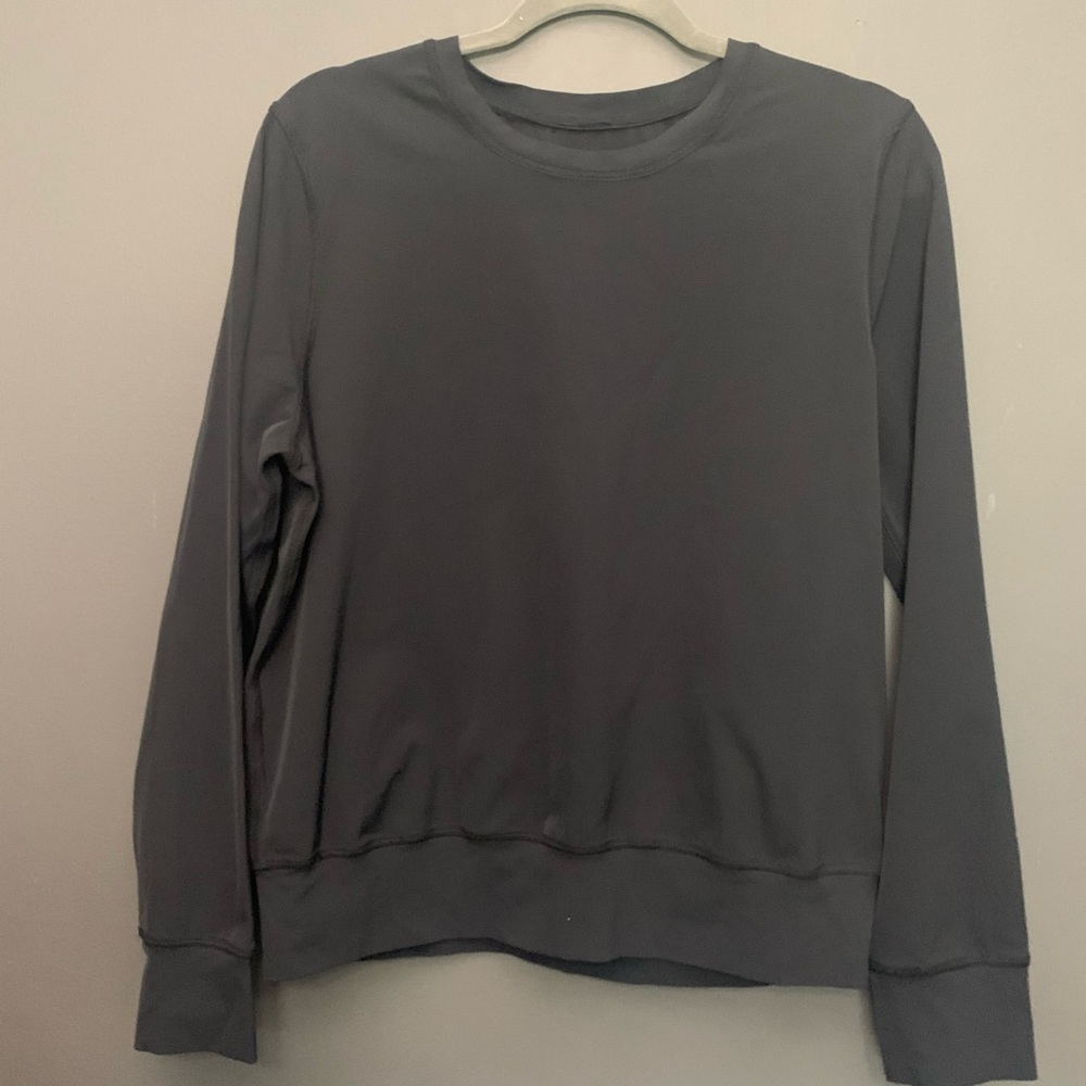 Theory Athletic Wear Black Long Sleeve Shirt